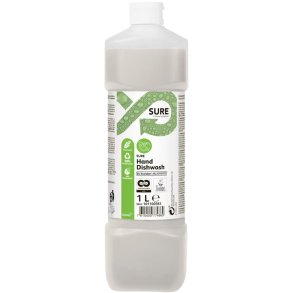 H�ndopvask, Diversey SURE Hand Dishwash, 1 l, uden farve og parfume