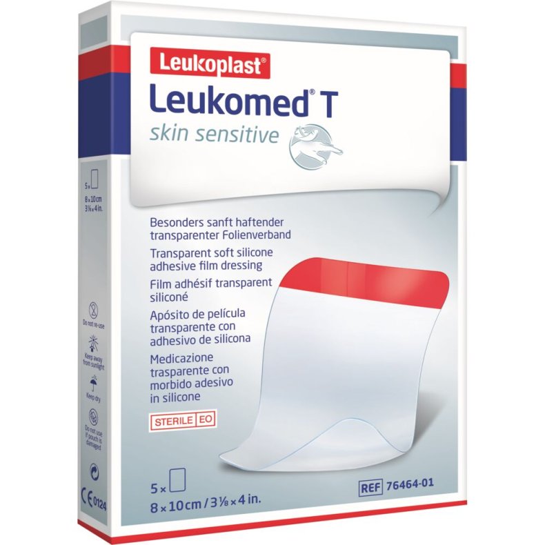 Filmforbinding, Leukomed T, 8x10cm, latexfri, steril *Denne vare tages ikke retur*