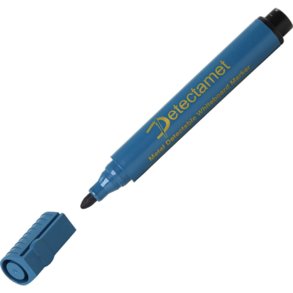 Detekterbar whiteboardmark�r, sort, ikke-udtr�kkelig pen, kuglespids *Denne vare tages ikke retur*