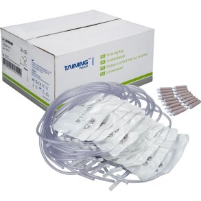 Urinpose, benpose, Taining, 90cm, 1500 ml, etkammer, CV/NRV, NW bagside, justerbar slange, nattilkobling