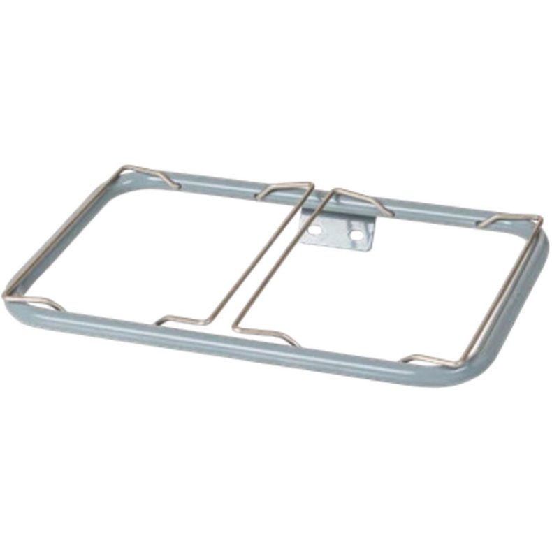 Poseholder, Tina Trolleys Exclusive, Exclusive, 480x330x75mm, s�lv, pulverlakeret st�l, skr�, dobbelt, til 60 ltr. poser *Denne vare tages ikke retur*