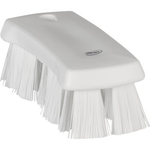 H�ndb�rste, Vikan, 176x65x57mm, hvid, polyester/PP *Denne vare tages ikke retur*