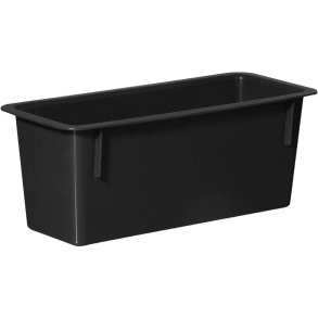 Indsats, Aved�re, sort, genanvendt plast, 2 l