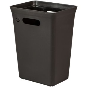 Affaldsspand, Aved�re, sort, plast/genanvendt, 10 l, genanvendt plast