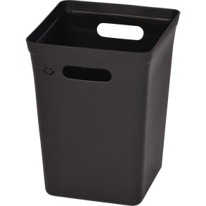 Affaldsspand, Aved�re, sort, plast/genanvendt, 15 l, genanvendt plast