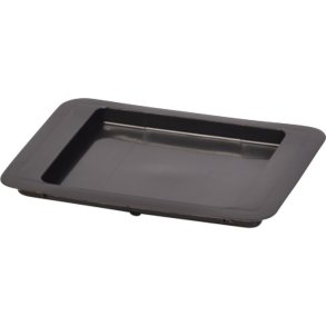 L�g, Aved�re, 24,8x24,8x2,1cm, sort, genanvendt plast, til 15 ltr. affaldsspand
