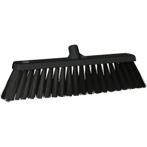Fejekost, Vikan, sort, polyester/PP/rustfrit st�l, 53 cm, meget stiv *Denne vare tages ikke retur*