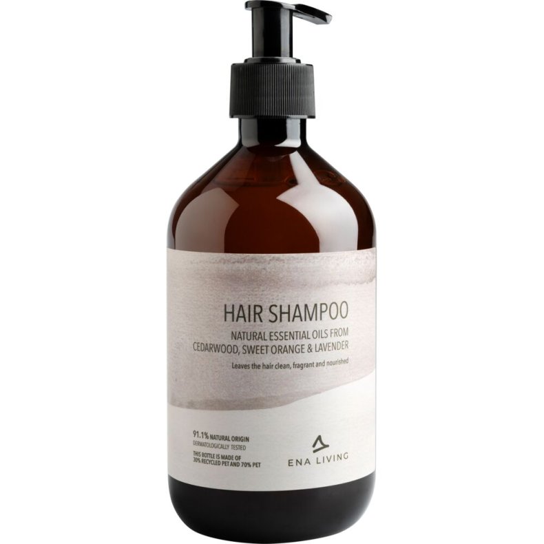 H�rshampoo, Ena Living, 500 ml, Uden farve med parfume