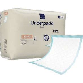 Underlag, ABENA Underpads Basic, 60x60cm