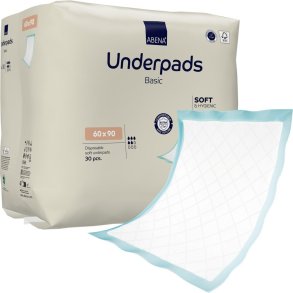 Underlag, ABENA Underpads Basic, 90x60cm