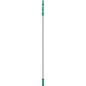 Teleskopskaft med gevind og klik, Unger OptiLoc, �5cm, gr�n, aluminium/plast, 310-600 cm