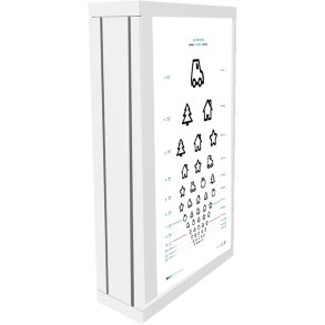 Synspr�vetavle, 39x62cm, 6 meter, Eyekey, figurtavle til kabinet *Denne vare tages ikke retur*