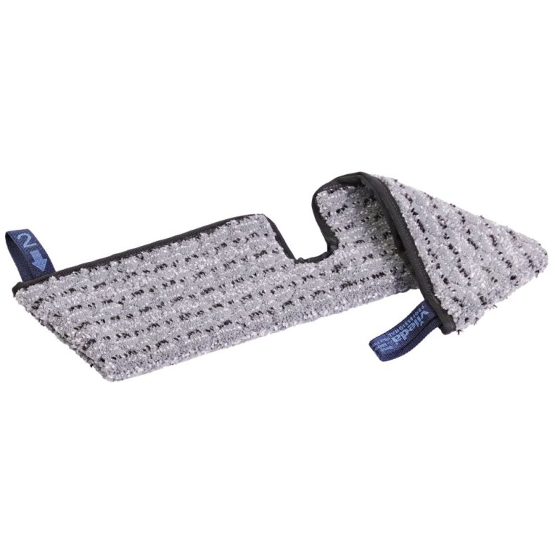 Moppe, Vileda Swep Duo r-MicroPlus Pro, gr�, polyester/PP, 50 cm, lommer, 50% genanvendt *Denne vare tages ikke retur*