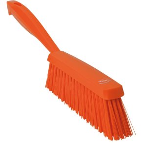 H�ndkost, Vikan, 33x3,5x11cm, orange, polyester/PP/rustfrit st�l, medium *Denne vare tages ikke retur*