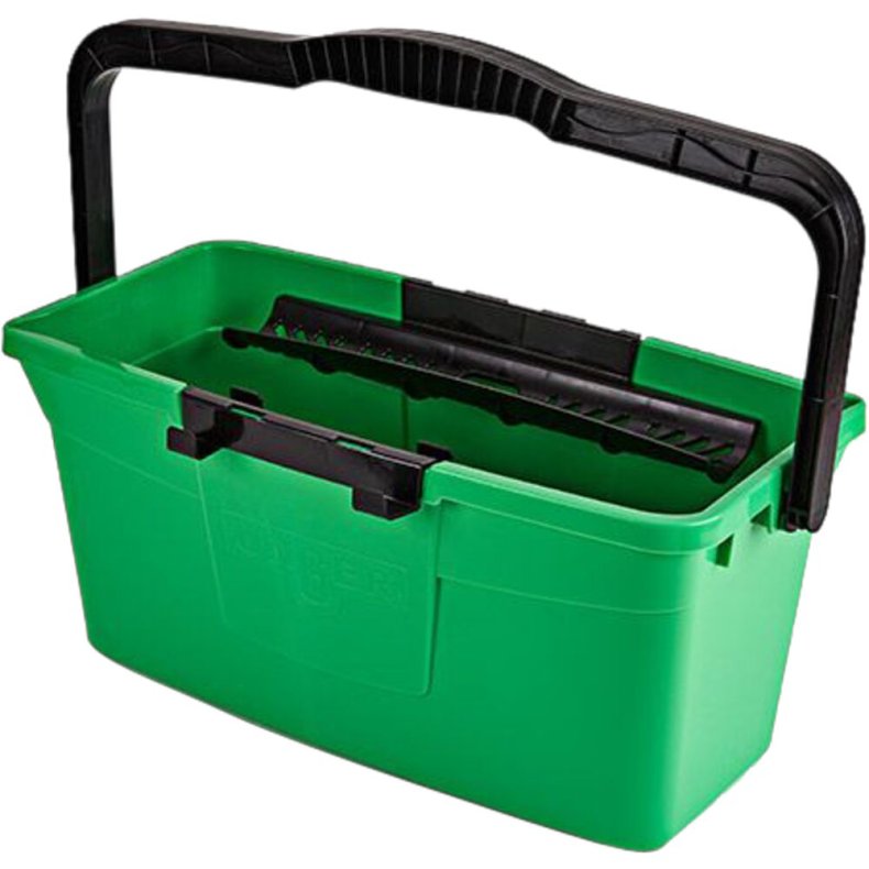 Spand, Unger, 12 l, gr�n, plast, til vinduesvasker 40x12 cm