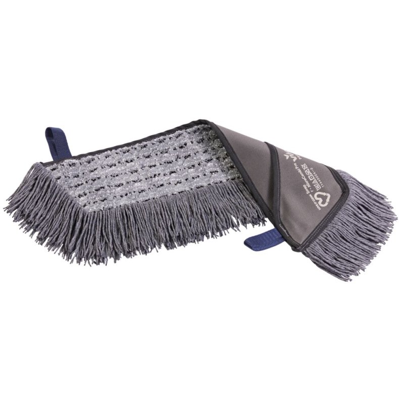 Moppe, Vileda Swep Single r-MicroCombi Pro, gr�, polyester/PP, 50 cm, med lommer, 38% genanvendt plast *Denne vare tages ikke retur*