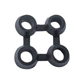 Samleled, 23mm, sort, gummi, pakke � 10 stk. *Denne vare tages ikke retur*