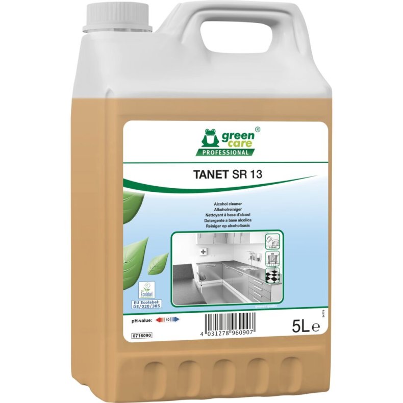 Universalreng�ring, Green Care Professional TANET SR 13, 5 l, ocean, med farve og parfume
