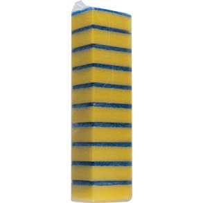 Skuresvamp, 9x5,5x2,8cm, bl�, polyester/polyether, fin skureeffekt