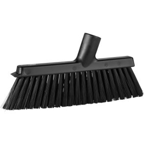 Fejekost, Vikan, sort, polyester/PP/rustfrit st�l, 25 cm, medium *Denne vare tages ikke retur*