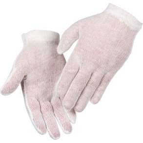 Tekstil handske, ABENA, 7, nature, bomuld/polyester, interlock