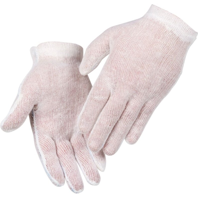 Tekstil handske, ABENA, 9, nature, bomuld/polyester, interlock