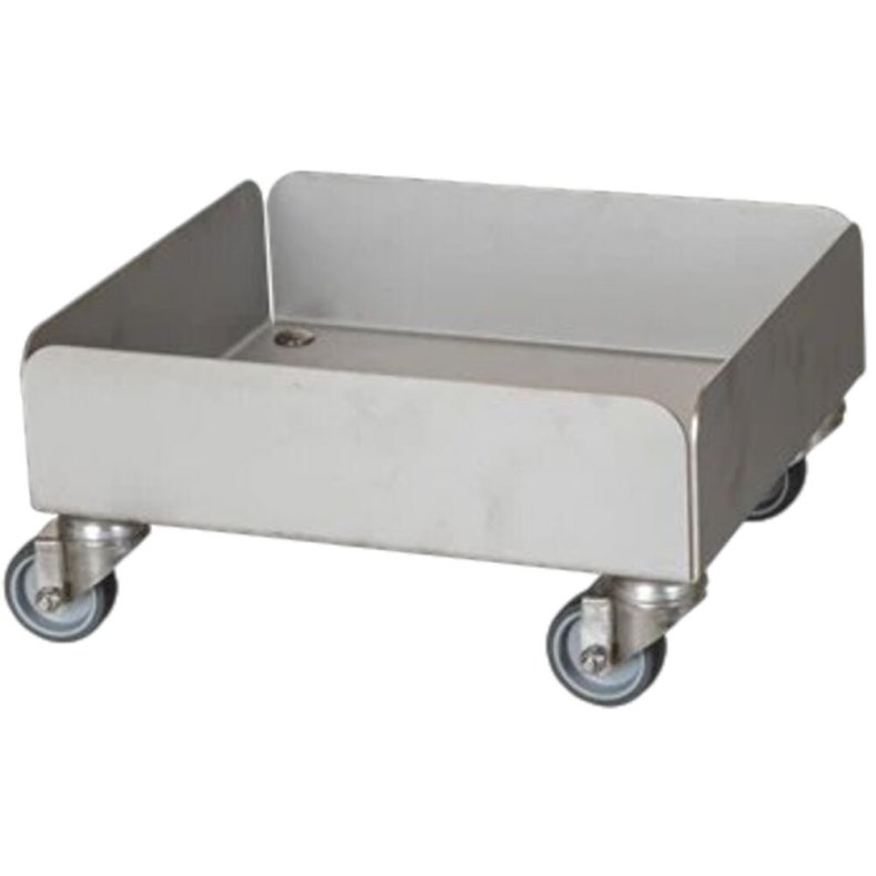 Dunkvogn, Tina Trolleys, 305x265x150mm, s�lv, rustfrit st�l, til 25 kg dunke