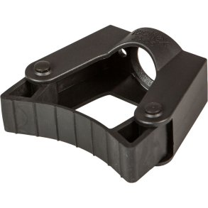 Redskabsholder, Tina Trolleys Toolflex, 75x80x40mm, sort, PP/gummi, til skaft p� 25-35 mm