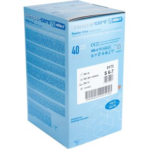 Steril unders�gelseshandske, Sempercare Edition IC, S, nature, latex, pudderfri *Denne vare tages ikke retur*