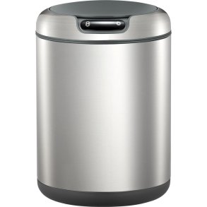 Affaldsspand, EKO Galleria, st�l mat, plast/rustfrit st�l, 9 l, med plast inderspand og sensor, fingeraftryksfri