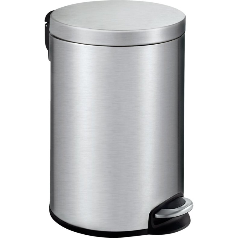 Pedalspand, EKO Serene, st�l mat, rustfrit st�l, 12 l, med plast inderspand og soft close