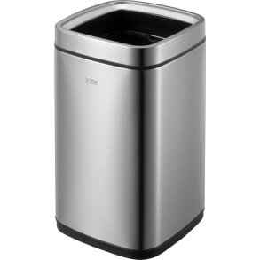Affaldsspand, EKO Laguna, st�l mat, rustfrit st�l, 12 l, med plast inderspand, fingeraftryksfri