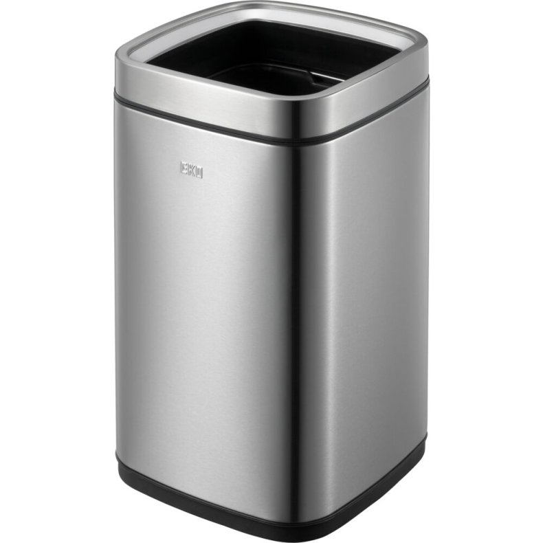 Affaldsspand, EKO Laguna, st�l mat, rustfrit st�l, 12 l, med plast inderspand, fingeraftryksfri