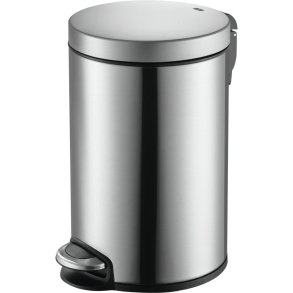 Pedalspand, EKO Serene, st�l mat, rustfrit st�l, 8 l, med plast inderspand og soft close