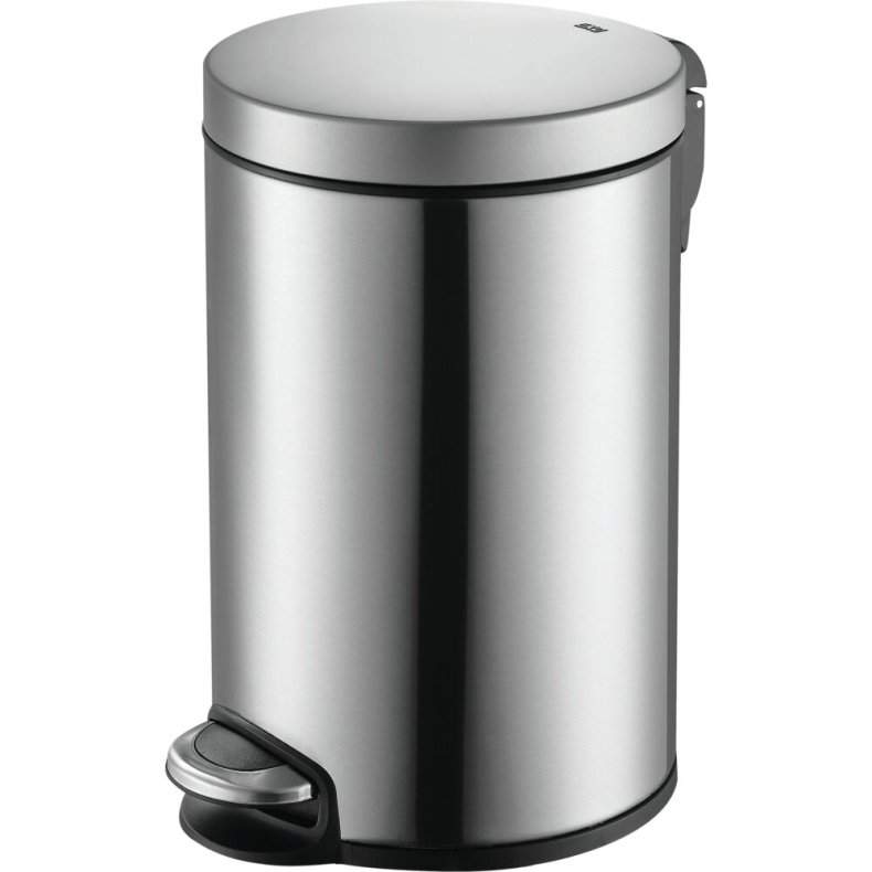 Pedalspand, EKO Serene, st�l mat, rustfrit st�l, 8 l, med plast inderspand og soft close