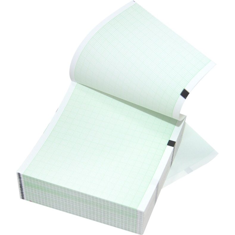 EKG papir 9cm, Schiller, AT-1, SP-1R, Z-fold, r�d