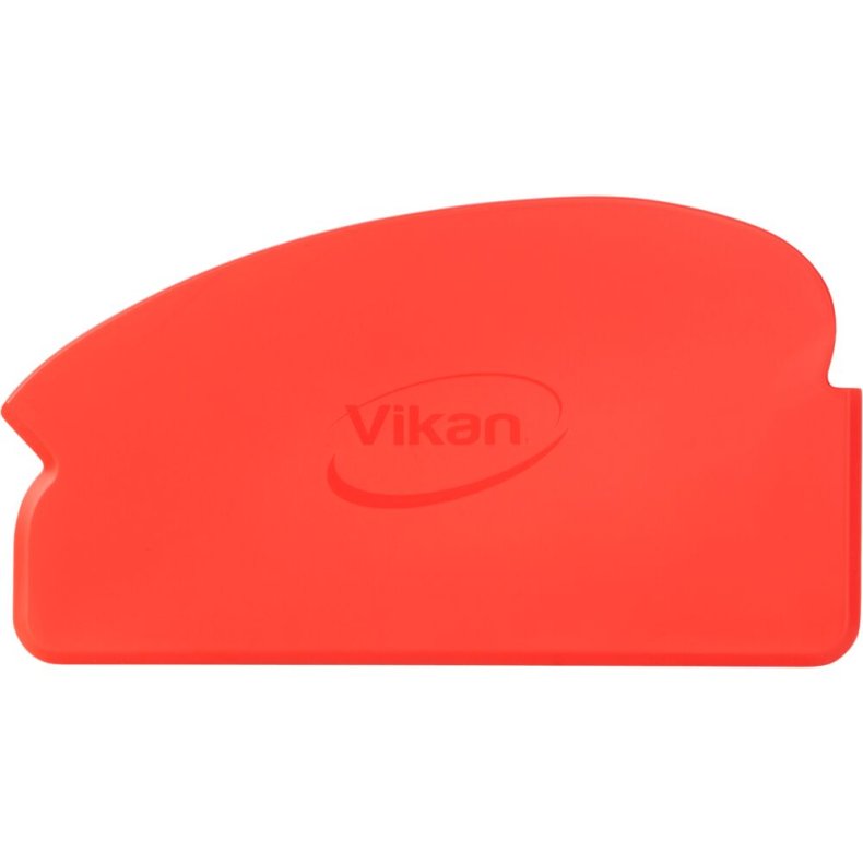 H�ndskraber, Vikan, 16,5x0,2x9,2cm, r�d, PP, 16,5 cm, fleksibel *Denne vare tages ikke retur*