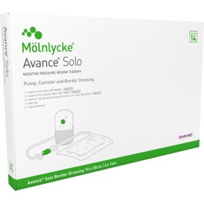 Negativ trykterapi, Avance Solo, 10x35cm, starts�t med pumpe, beholder 50ml og 1 bandage, steril *Denne vare tages ikke retur*