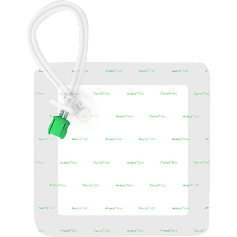 Negativ trykterapi, Avance Solo, 20x20cm, absorberende bandage, m/silikonekl�b og border, steril *Denne vare tages ikke retur*