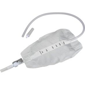 Urinpose, benpose, Taining, 50cm, 500 ml, etkammer, DV/NRV, NW bagside, justerbar slange, nattilkobling