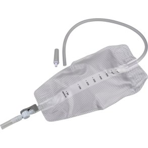 Urinpose, benpose, Taining, 50cm, 750 ml, etkammer, DV/NRV, NW bagside, justerbar slange, nattilkobling
