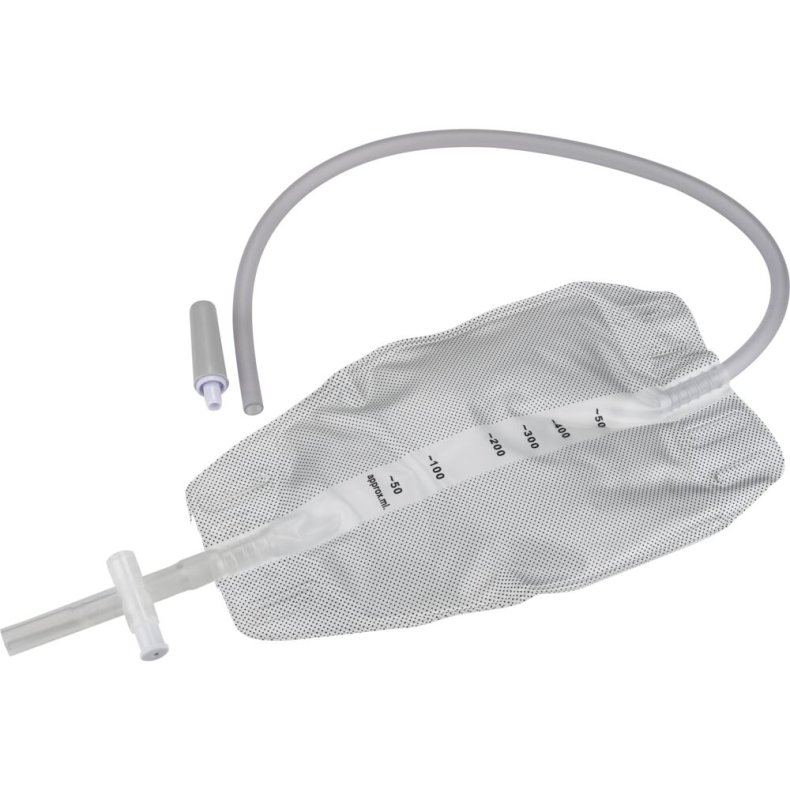 Urinpose, benpose, Taining, 50cm, 500 ml, etkammer, CV/NRV, NW bagside, justerbar slange, nattilkobling