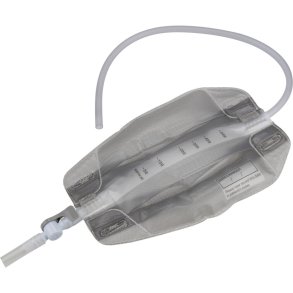 Urinpose, benpose, Taining, 50cm, 500 ml, flerkammer, DV/NRV, NW bagside, justerbar slange, nattilkobling