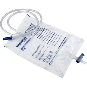 Urinpose, sengepose, Taining, 110cm, 2000 ml, CV/NRV, tyk slange, singlepak