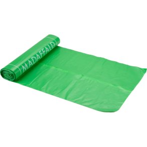 Madaffaldspose, 20 l, gr�n, MDPE/genanvendt, 45x50cm, med tryk