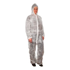 Engangsdragt, ABENA Classic, 4XL/5XL, 195x80cm, 25 gsm, hvid, PP, usteril, engangs