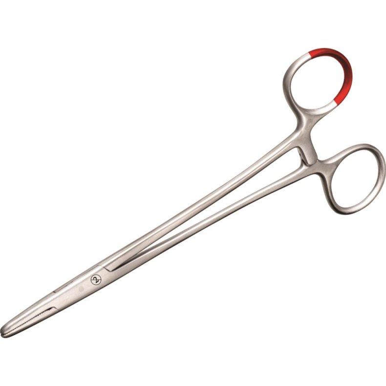 N�leholder, Mayo-Hegar, 18cm, rustfrit st�l,  r�d farvekodning, steril, engangs *Denne vare tages ikke retur*