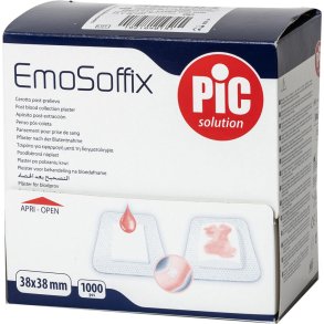H�mostatisk bandage, Emo Soffix, 3,8x3,8cm, engangs