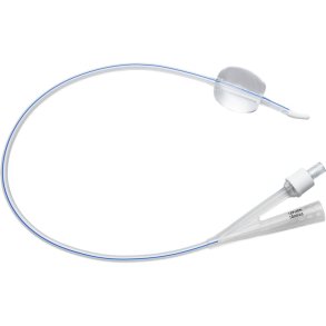 2-vejs foley kateter, UnoQuip, tiemann, CH 12, 40cm, 10 ml, semi-integreret ballon, 1 stk., steril *Denne vare tages ikke retur*