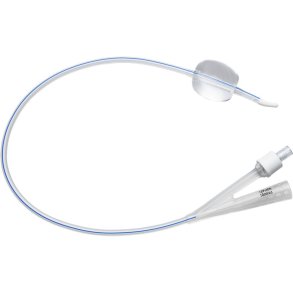 2-vejs foley kateter, UnoQuip, tiemann, CH 18, 40cm, 10 ml, semi-integreret ballon, 1 stk., steril *Denne vare tages ikke retur*